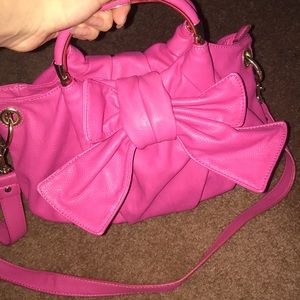 Lulu Pink bow purse